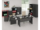 Mobile a giorno basso Artexport Presto 1 ripiano regolabile 80x35x72 cm nero venato frassino - 030/8