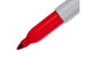 Marcatore permanente Sharpie Fine punta conica 1 mm rosso S0810940
