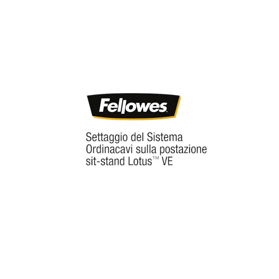 Postazione di lavoro Fellowes Lotus™ VE Sit-Stand - Doppia nero 8082001