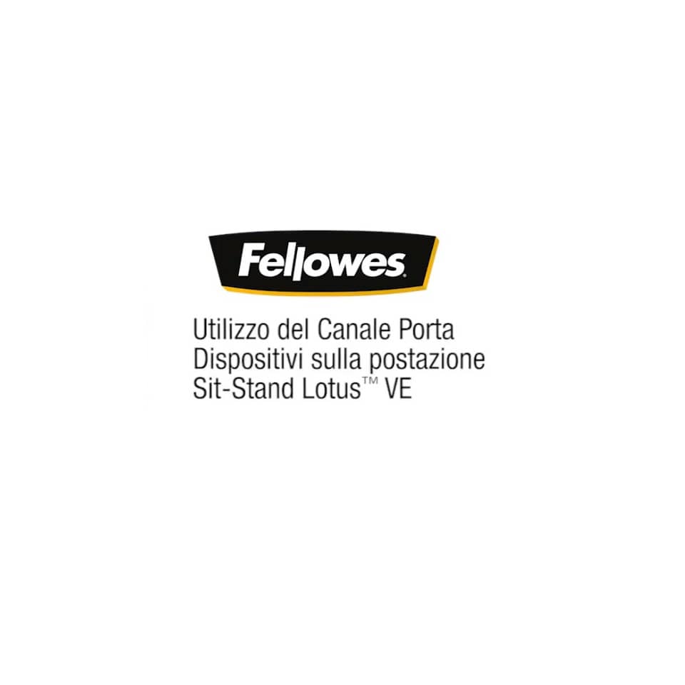 Postazione di lavoro Fellowes Lotus™ VE Sit-Stand - Doppia nero 8082001
