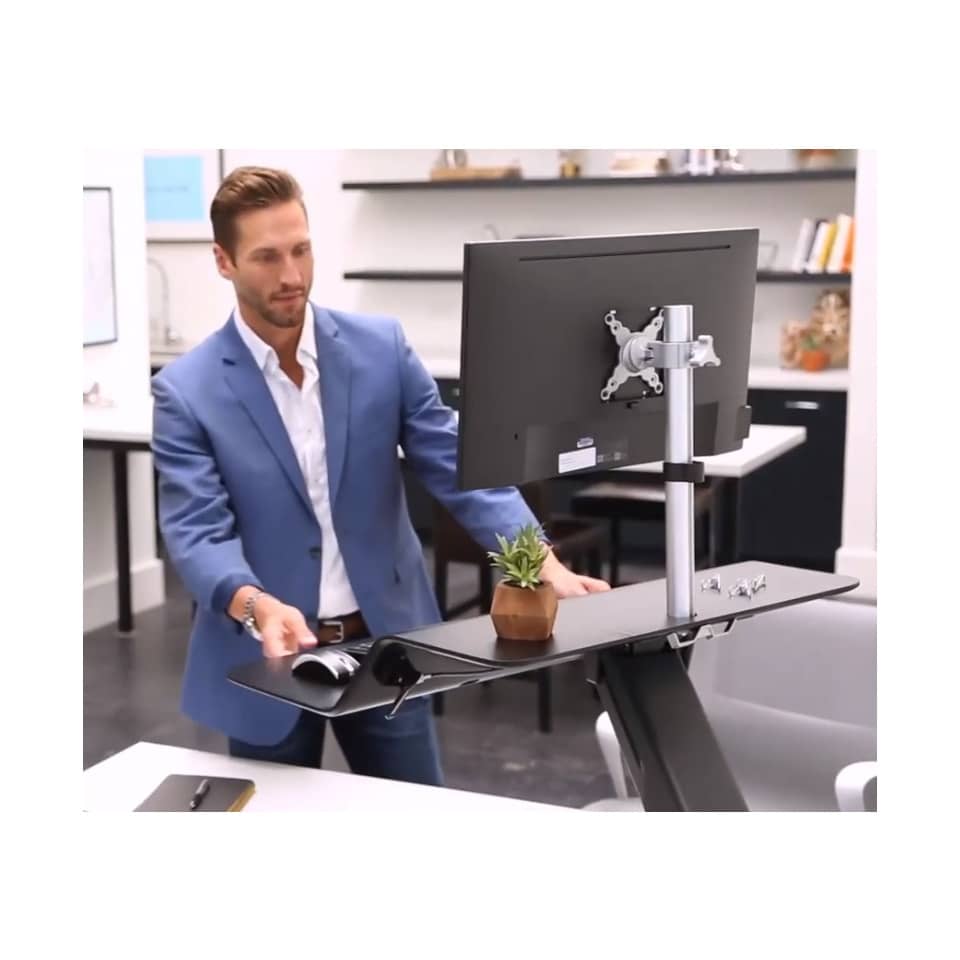 Postazione di lavoro Fellowes Lotus™ RT Sit-Stand - singolo nero 8081501