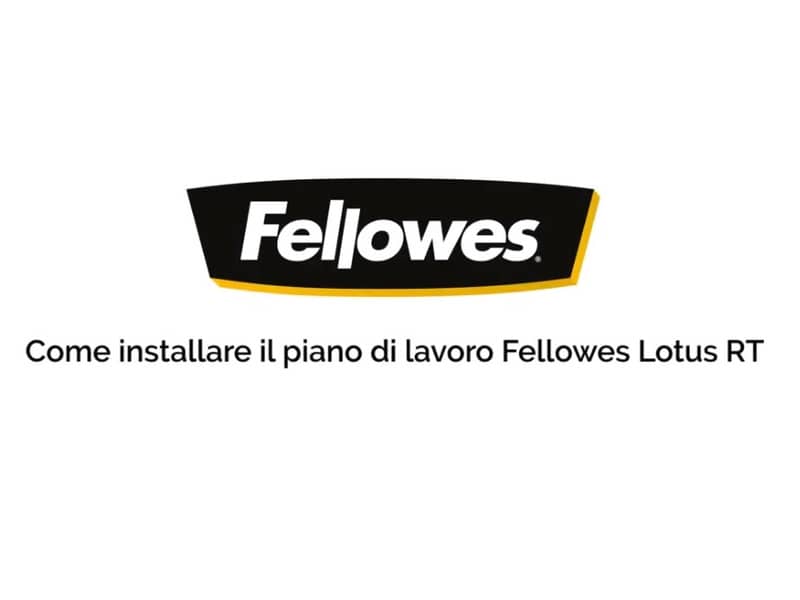 Postazione di lavoro Fellowes Lotus™ RT Sit-Stand - singolo nero 8081501