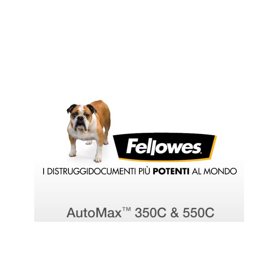 Distruggidocumenti uso moderati FELLOWES AutoMax™ 550C - P-4 - 83 L - taglio a frammenti 4x38mm - nero - 4963101