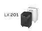 Distruggidocumenti uso moderato Fellowes LX201 - P-5 - 22 L - taglio a microframmenti 2x12 mm - nero 5050001