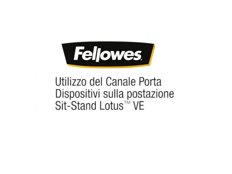 Postazione di lavoro Fellowes Lotus™ VE Sit-Stand – Singola nero 8080101