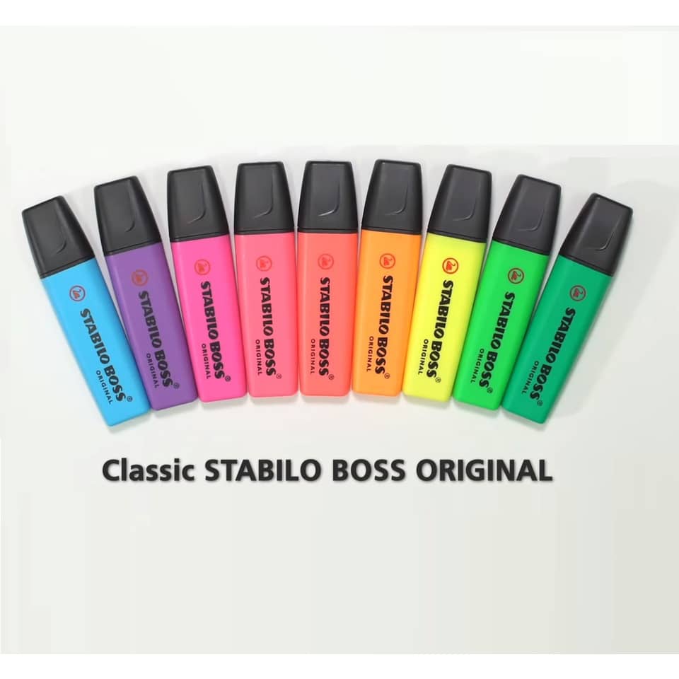 Evidenziatori Stabilo Boss Original 2-5 mm assortiti conf. 6 pezzi - 70/6