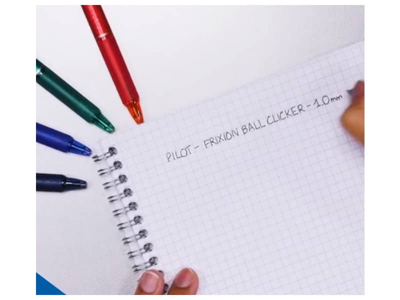 Penna a sfera a scatto cancellabile Pilot Frixion Clicker punta Broad 1 mm 6551