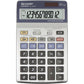 Calcolatrice da tavolo a energia solare SHARP con display LCD mobile a 12 cifre grigio - SH-EL337C