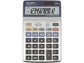 Calcolatrice da tavolo a energia solare SHARP con display LCD mobile a 12 cifre grigio - SH-EL337C