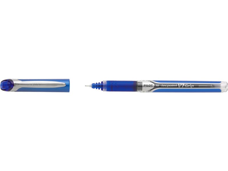 Penne a sfera con cappuccio Pilot Hi-Tecpoint V7 Grip 0,7 mm blu 6736