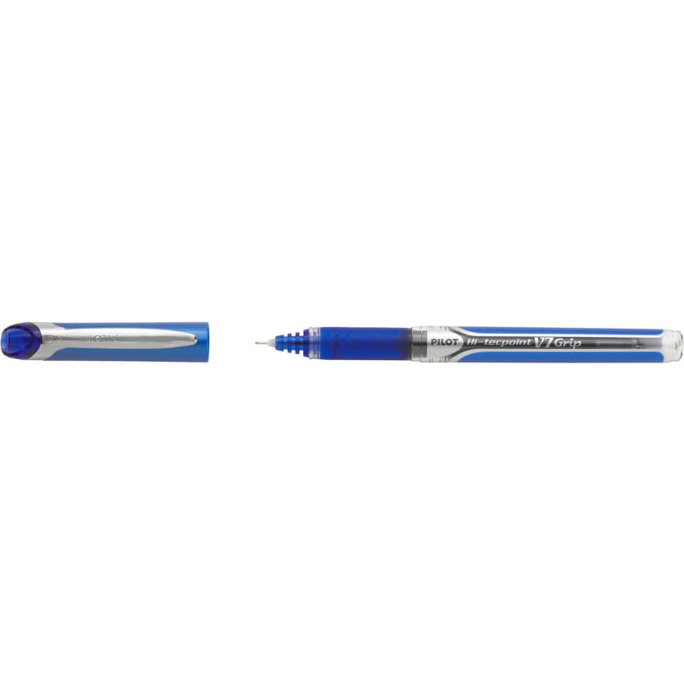 Penne a sfera con cappuccio Pilot Hi-Tecpoint V7 Grip 0,7 mm blu 6736