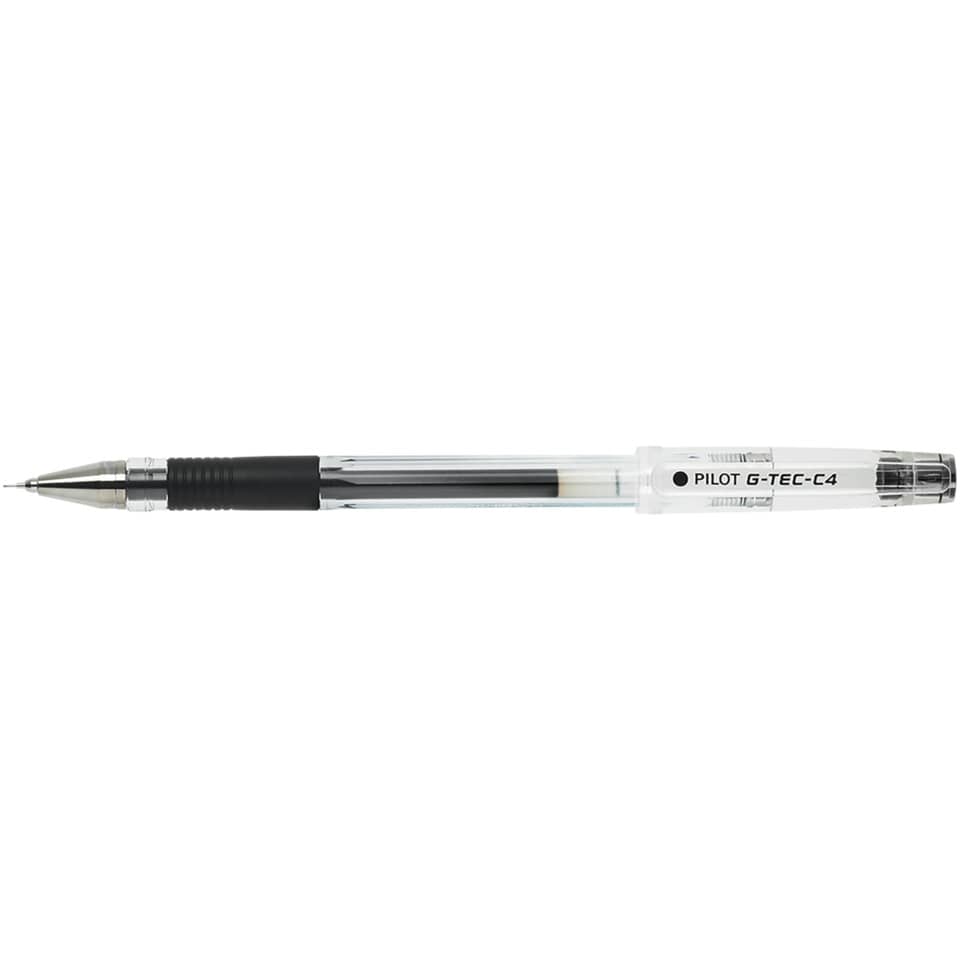Roller gel ricaricabile Pilot G-TECH C 4 Begreen punta 0,4 mm nero 040030