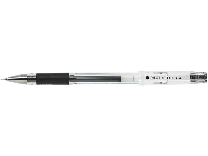 Roller gel ricaricabile Pilot G-TECH C 4 Begreen punta 0,4 mm nero 040030