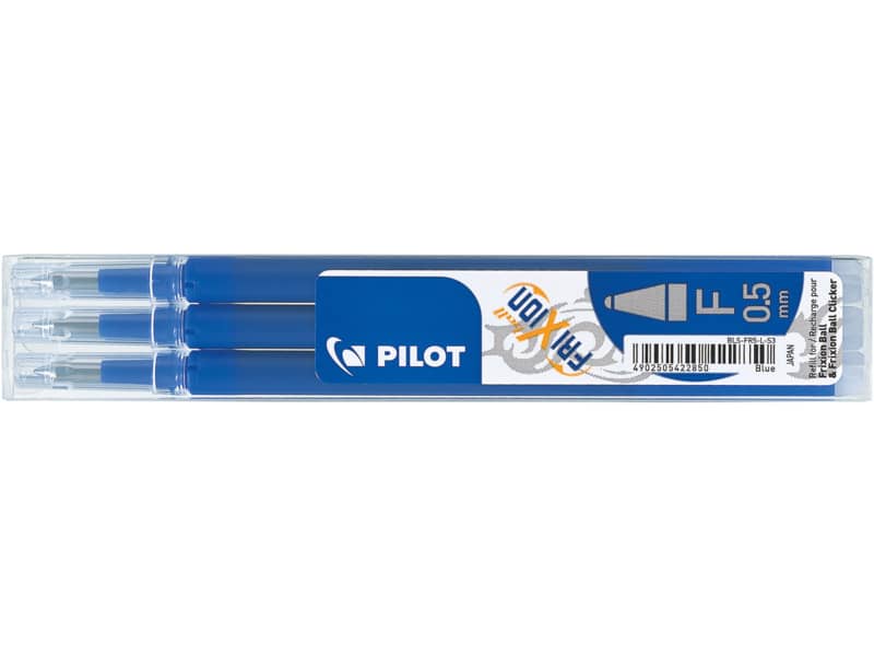 Refill sfera Pilot Frixion Ball 0,5 mm blu Set 3 pezzi -6571