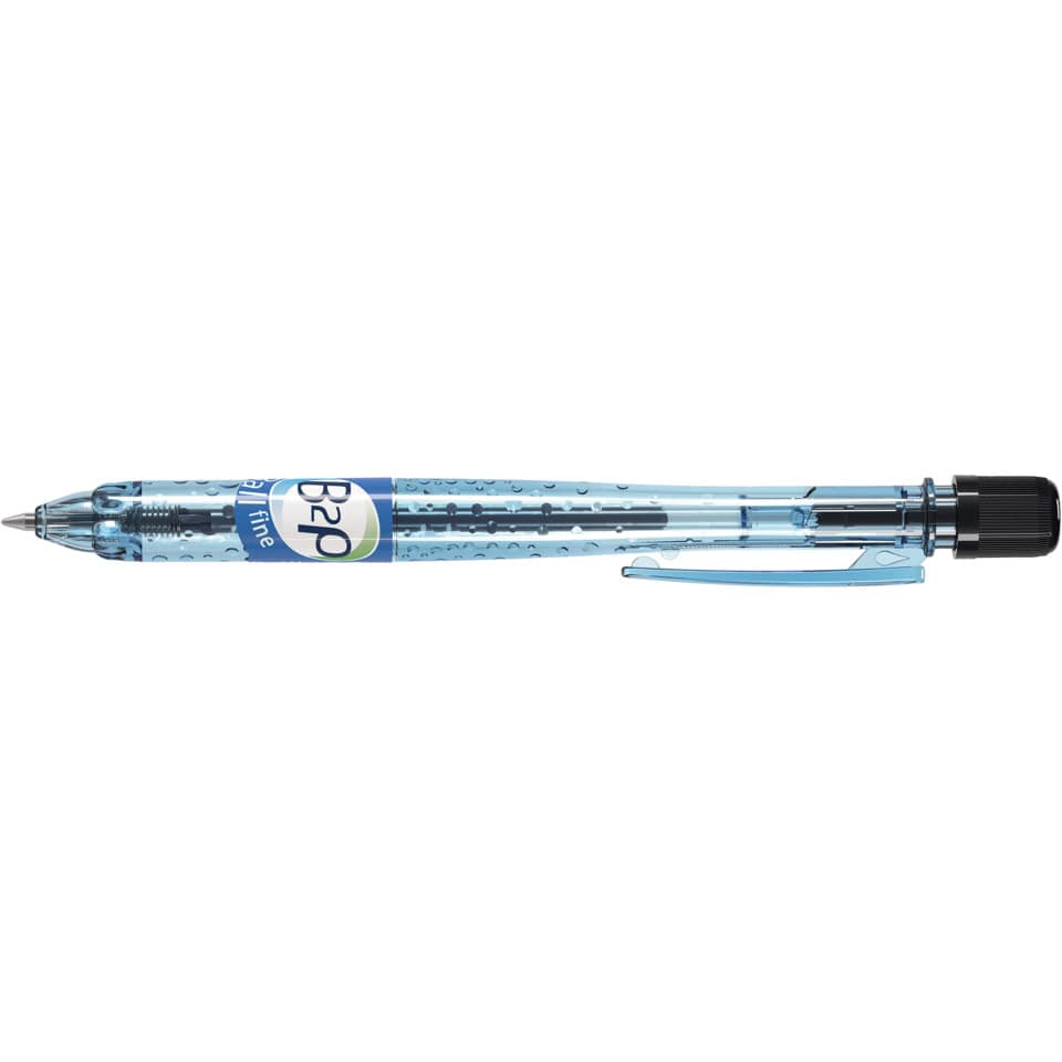 Penna a sfera ricaricabile Pilot B2P Begreen punta media 0,7 mm nero 040184