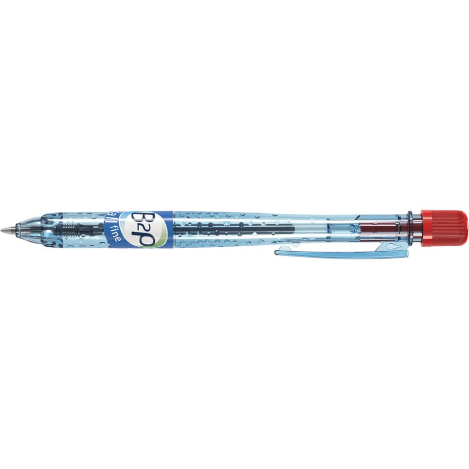 Penna a sfera ricaricabile Pilot B2P Begreen punta media 0,7 mm rosso 040327