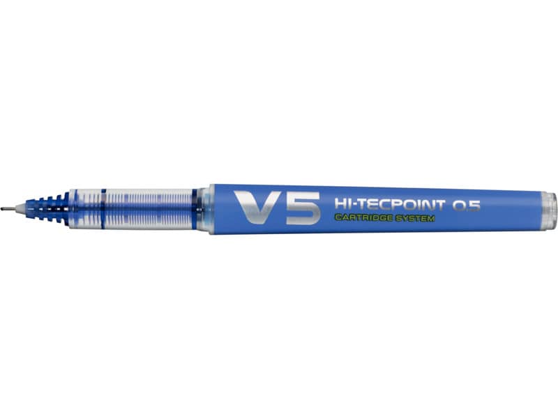 Penna roller ricaricabile a inchiostro liquido Pilot HI-TECPOINT V5 Begreen 0,5 mm blu - 040326