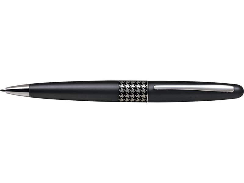 Penna a sfera Pilot MR Retro Pop Collection 0,7 mm blu fusto nero con astuccio e borsina regalo - 006471