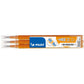 Refill penne a sfera Pilot Frixion Ball e Clicker 0,7 mm arancio Set 3 pezzi - 006647
