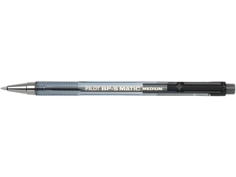 Penna a sfera a scatto Pilot BPS Matic 1,0 mm nero 001620
