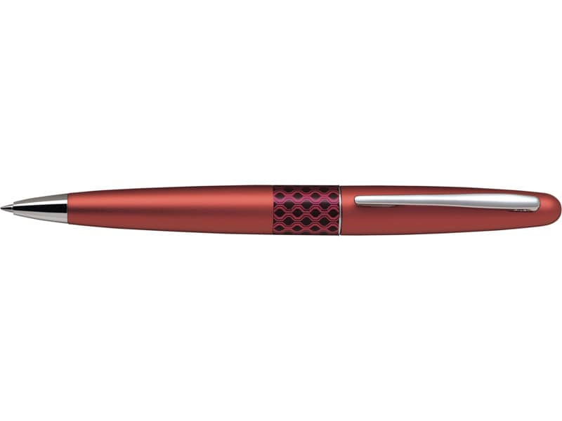 Penna a sfera Pilot MR Retro Pop Collection 0,7 mm blu fusto rosso con astuccio e borsina regalo - 006473