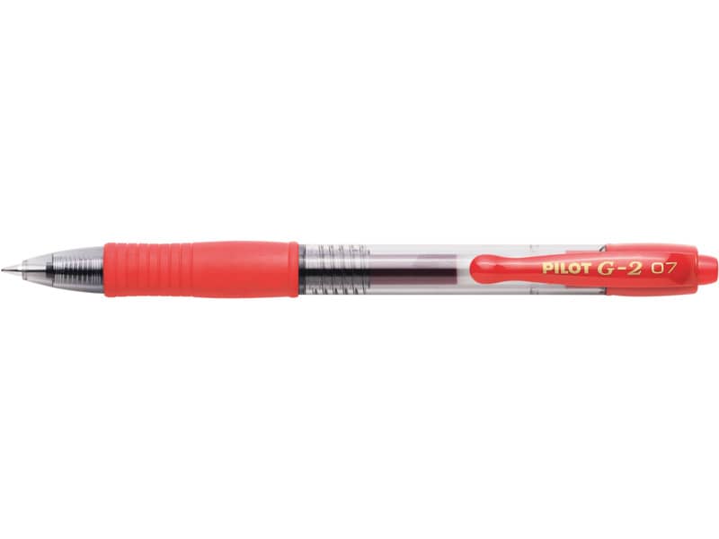 Penna gel a scatto Pilot G-2 0,7 mm rosso 001522