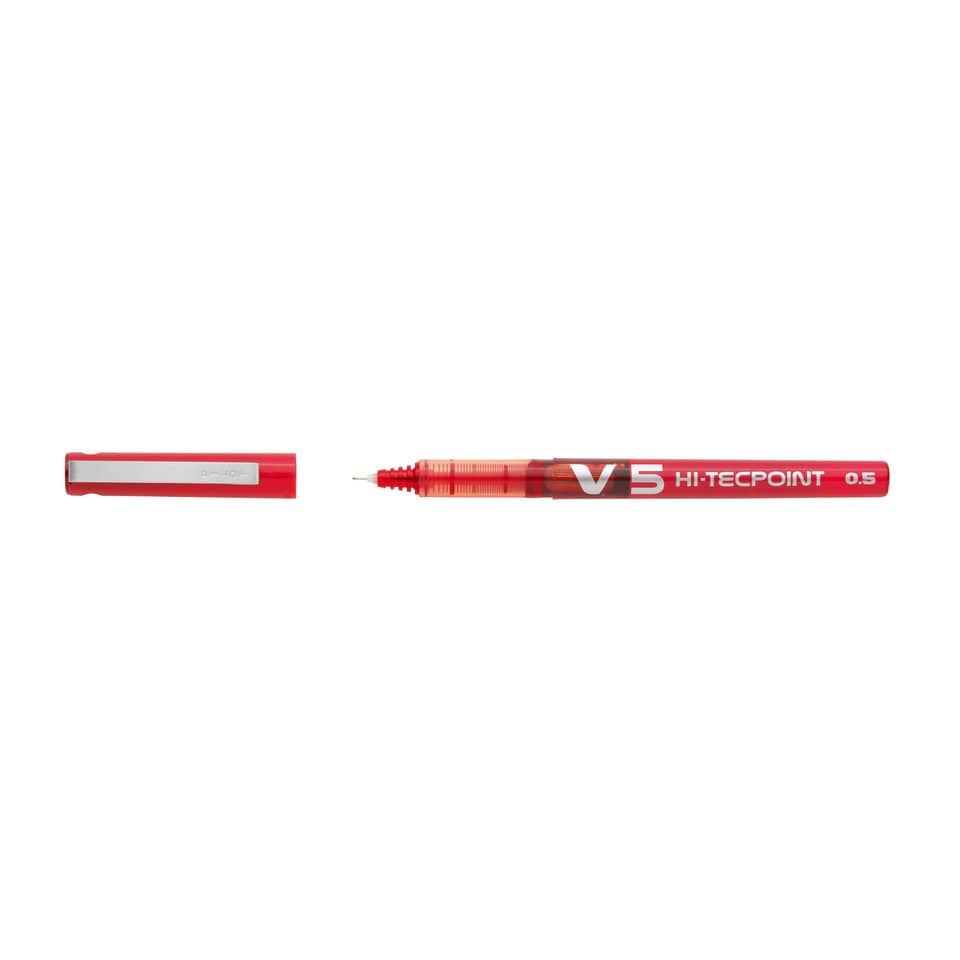 Roller Pilot Hi-Tecpoint V5 0,5 mm rosso  011692