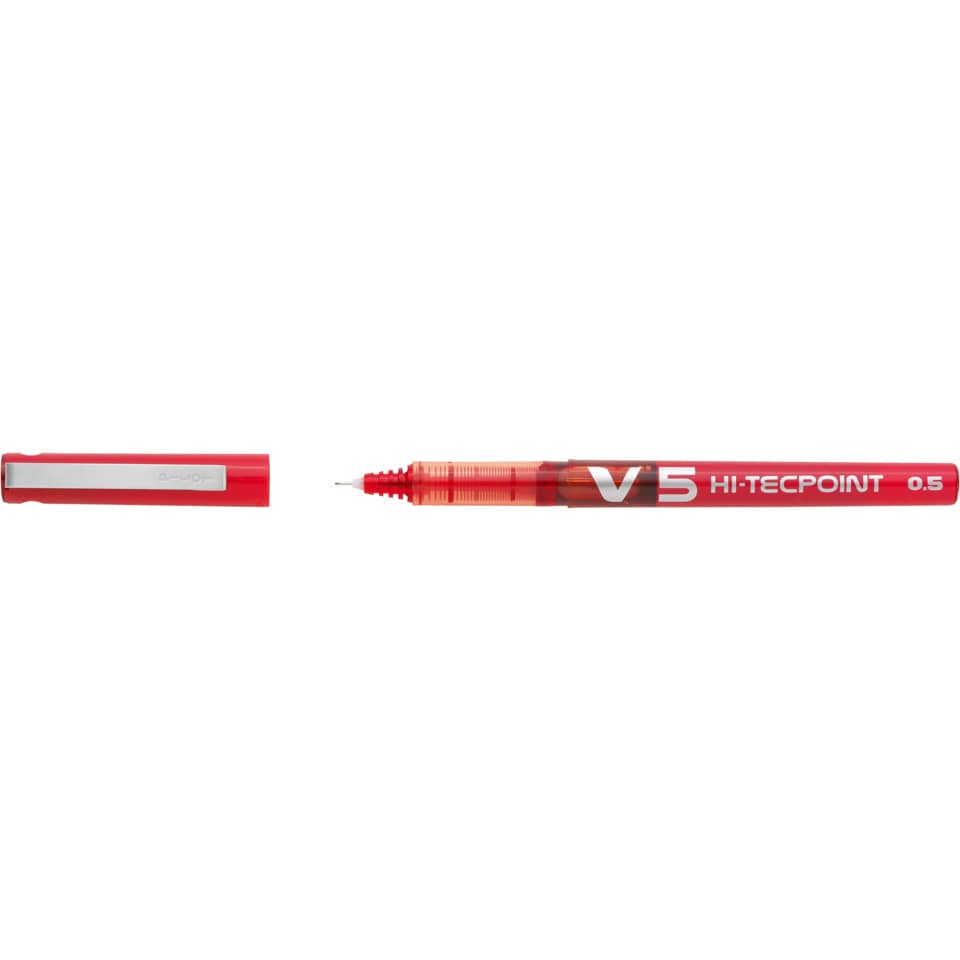 Roller Pilot Hi-Tecpoint V5 0,5 mm rosso  011692
