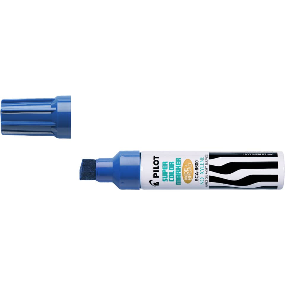 Marcatore punta a scalpello Pilot SCA maxi 6600 3-12,5 mm blu 002430