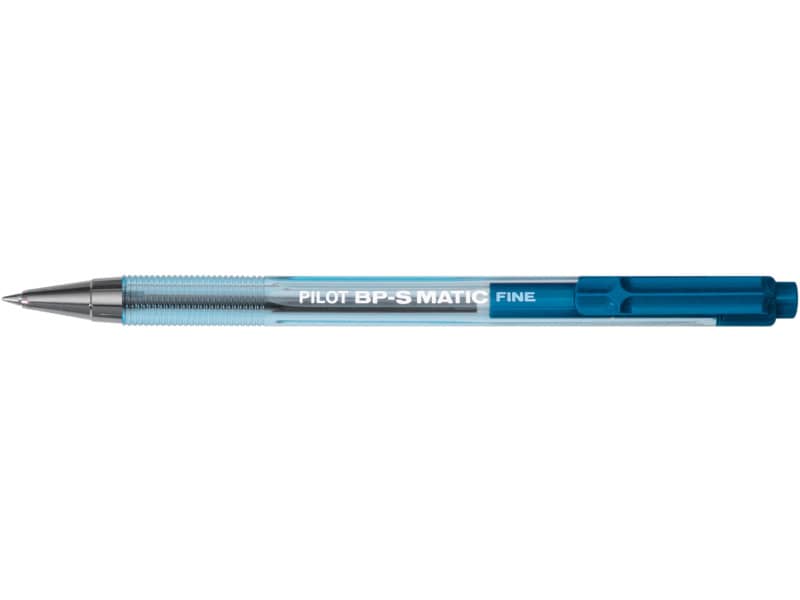 Penna a sfera a scatto Pilot BPS Matic punta fine 0,7 mm blu 001626
