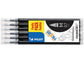 Refill sfera Pilot Frixion Ball e Clicker  0,7 mm nero Conf. 6 pezzi - 006642