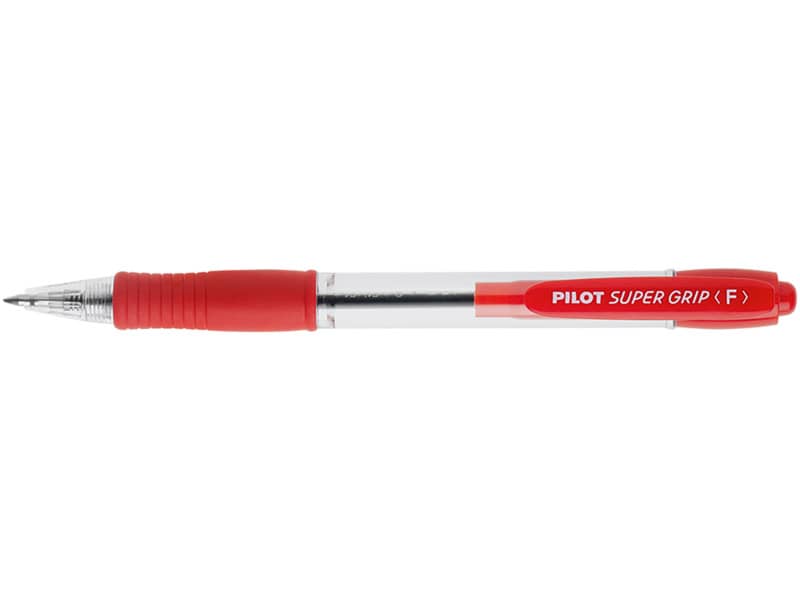Penna a sfera a scatto Pilot Super Grip 0,7 mm rosso 001533