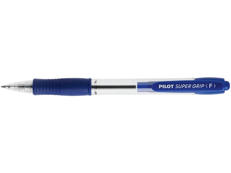 Penna a sfera a scatto Pilot Super Grip 0,7 mm blu 001532