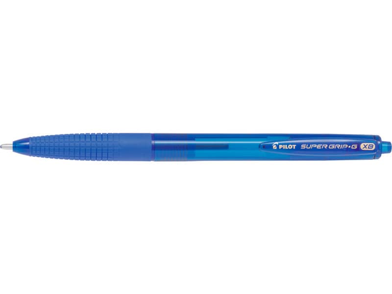 Penna a sfera a scatto Super Grip G punta XB blu 1731