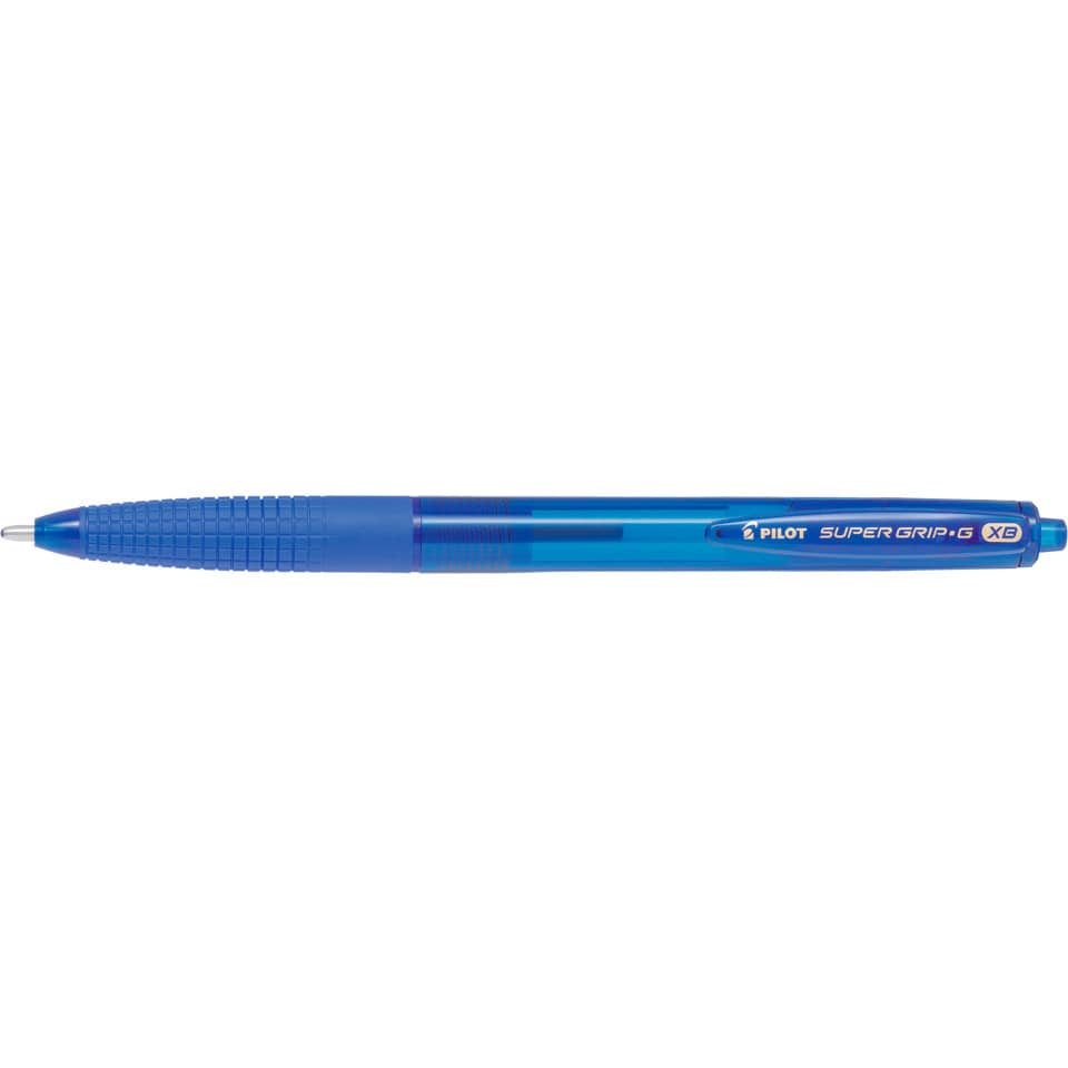 Penna a sfera a scatto Super Grip G punta XB blu 1731