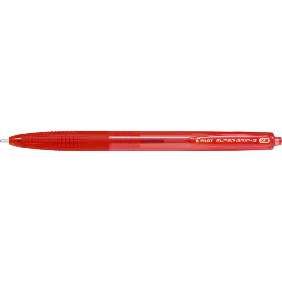 Penna a sfera a scatto Super Grip G punta XB rosso 1732