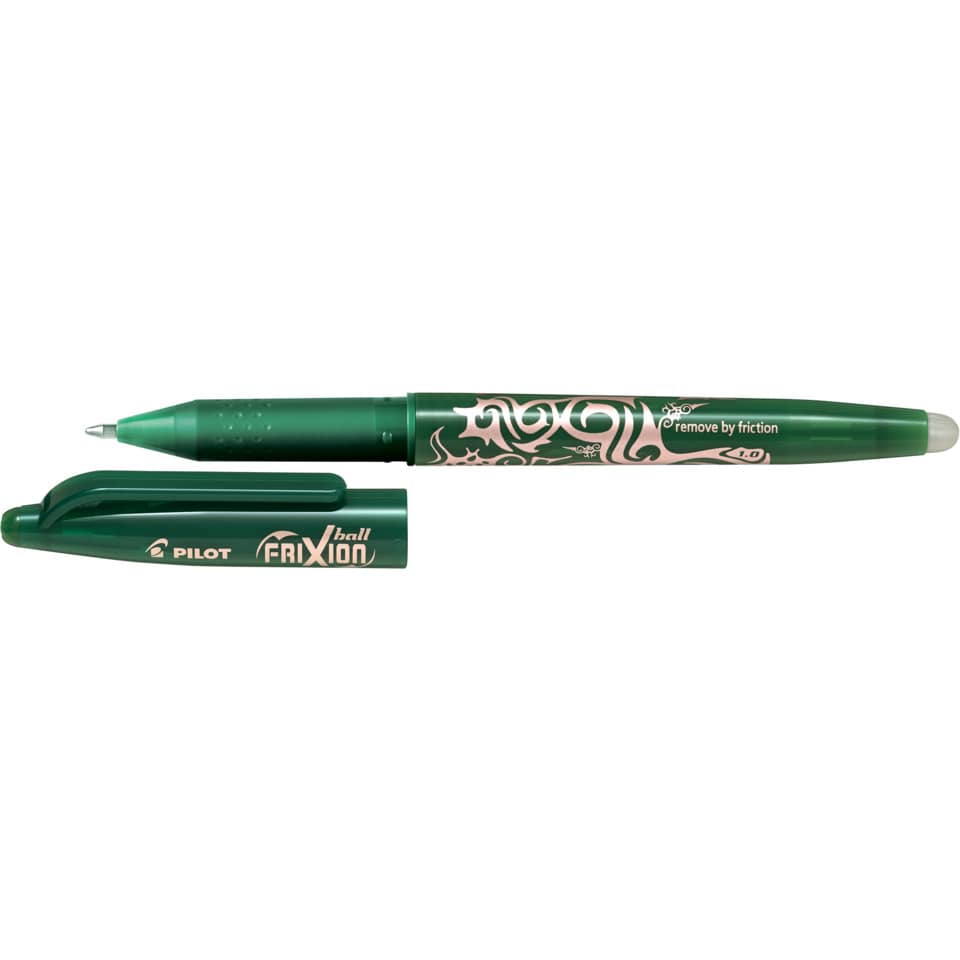 Penna a sfera cancellabile Pilot Frixion Ball punta Broad 1 mm verde 6543