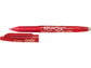 Penna a sfera cancellabile Pilot Frixion Ball punta Broad 1 mm rosso 6542