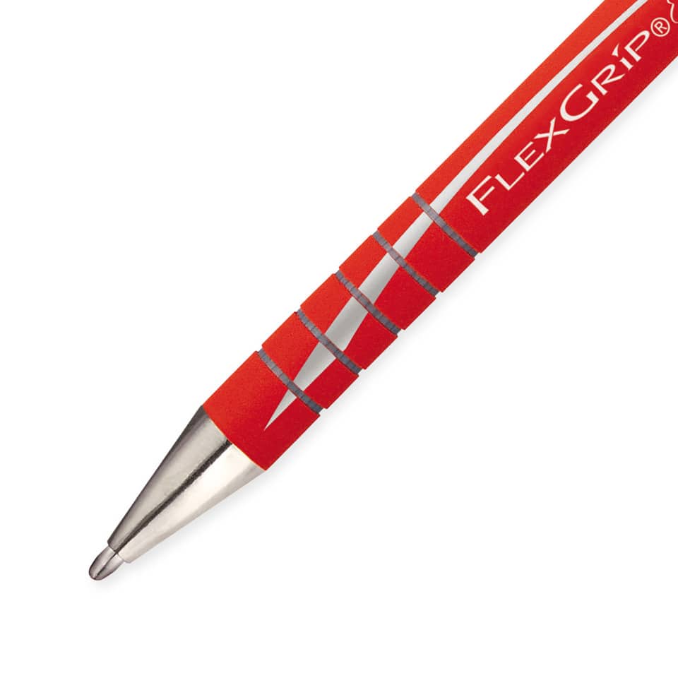 Penna a sfera a scatto Paper Mate Flexgrip Elite L 1,4 mm rosso S0768280