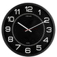 Orologio da parete al quarzo UNILUX Mega Ø 57,5 cm nero 400094568