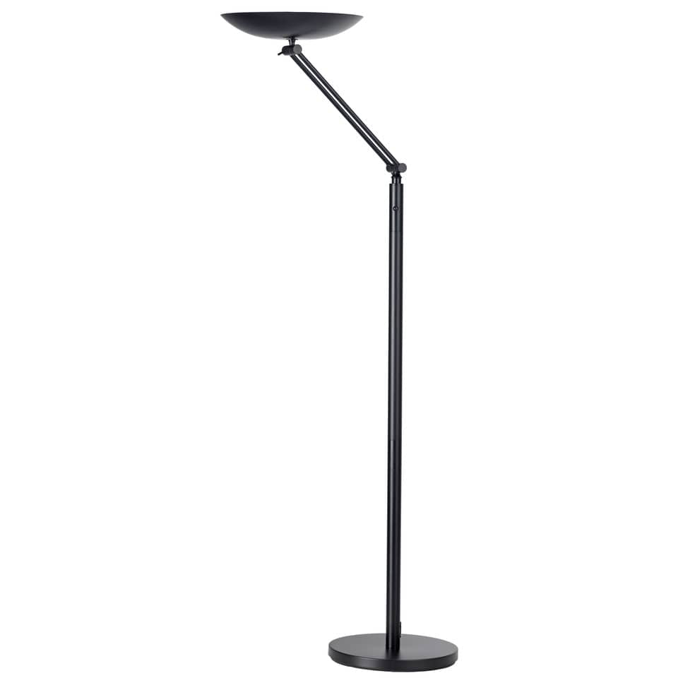 Lampada a terra a led UNILUX Varialux articolata nero 400090469