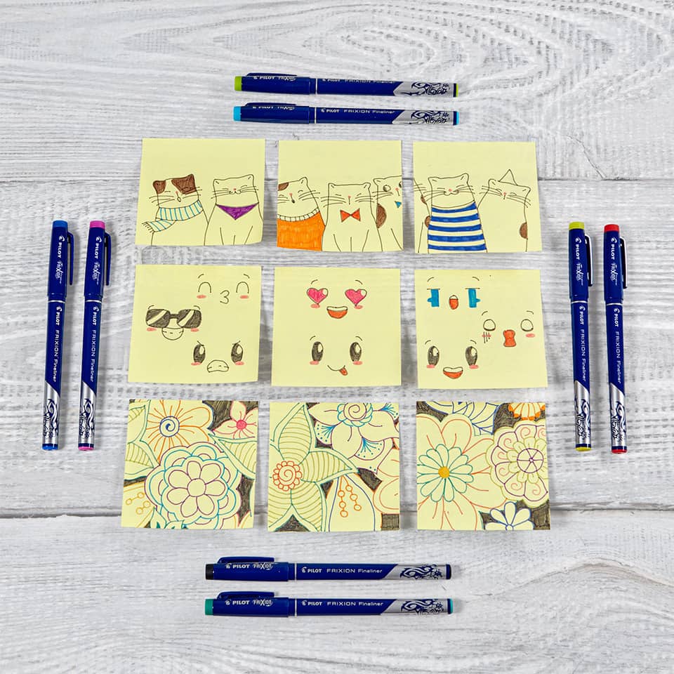 Fineliner Pilot Frixion 0,45 mm assortiti 12 colori conf. 12 pezzi - 356