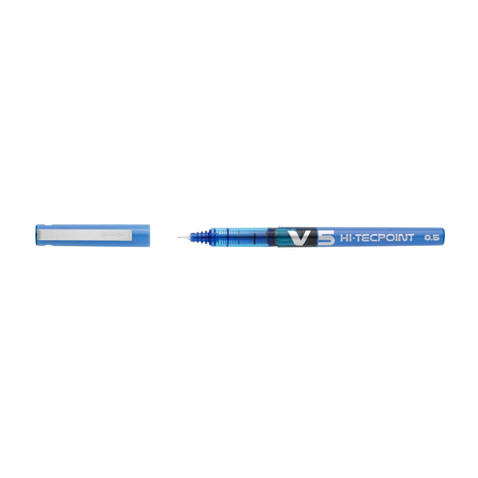 Penna roller a inchiostro liquido Pilot Hi-Tecpoint V5 0,5 mm blu Value Pack 16+4 GRATIS - 000020