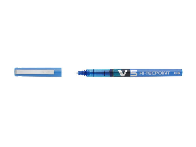 Penna roller a inchiostro liquido Pilot Hi-Tecpoint V5 0,5 mm blu Value Pack 16+4 GRATIS - 000020