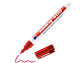Marcatore permanente edding 400 punta conica 1 mm rosso 4-400002