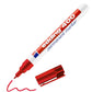 Marcatore permanente edding 400 punta conica 1 mm rosso 4-400002