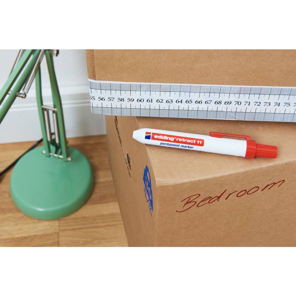 Marcatore permanente edding Retract 11 punta conica 1,5-3 mm nero 4-11001