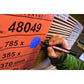 Marcatore permanente edding 330 punta scalpello 1-5 mm rosso 4-330002