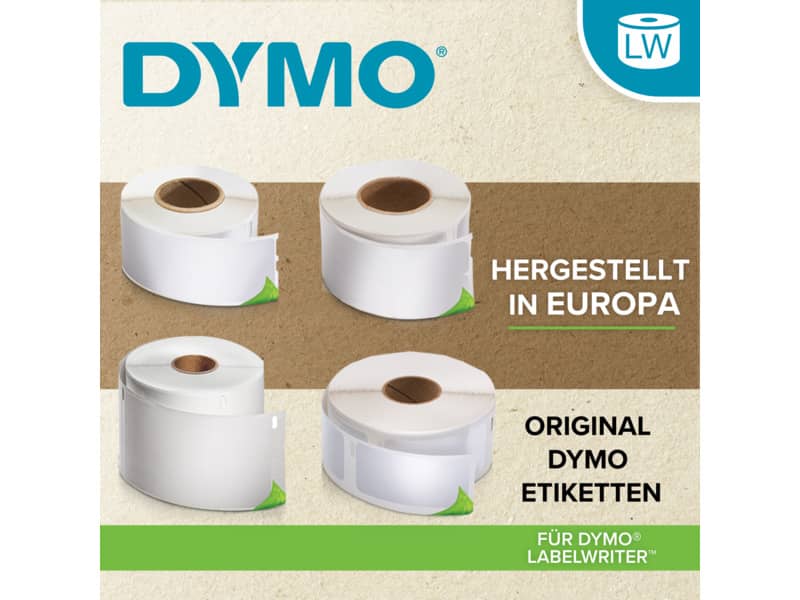 Rotoli da 130 etichette Dymo LabelWriter Indirizzi std. 89x28 mm bianco confezione da 2 - S0722370