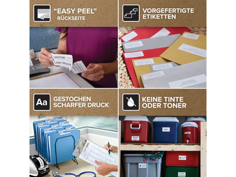 Rotolo da 110 etichette Dymo LabelWriter indirizzi standard 190x38 mm bianco S0722470